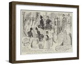 Exhibition and Sale of Work of the Donegal Industrial Fund, Spencer House, St James's Place-Alfred Chantrey Corbould-Framed Giclee Print