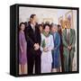 Exhibition (Former President and Madam Lee) 1995-Komi Chen-Framed Stretched Canvas