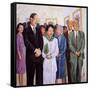 Exhibition (Former President and Madam Lee) 1995-Komi Chen-Framed Stretched Canvas