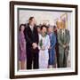 Exhibition (Former President and Madam Lee) 1995-Komi Chen-Framed Giclee Print