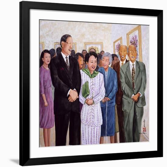 Exhibition (Former President and Madam Lee) 1995-Komi Chen-Framed Giclee Print