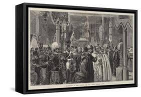 Exhibition in the Vatican of the Pope's Jubilee Gifts-null-Framed Stretched Canvas