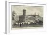 Exhibition of Arts and Industry at Worcester, Exhibition Building on Shrub-Hill-null-Framed Giclee Print