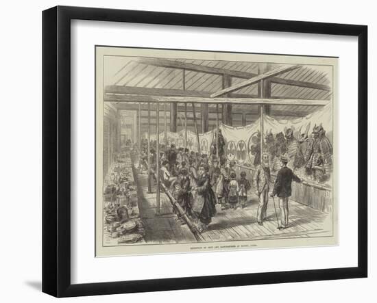 Exhibition of Arts and Manufactures at Kiyoto, Japan-null-Framed Giclee Print