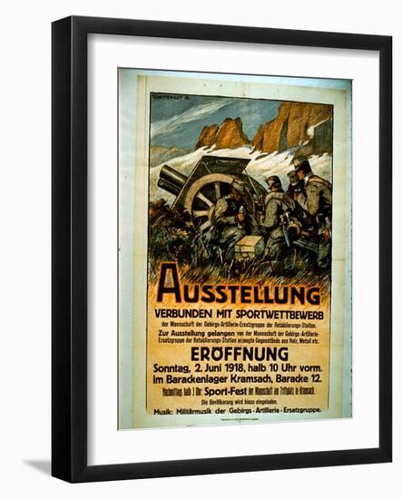 Exhibition of Competitive Sports, 1918-German School-Framed Giclee Print