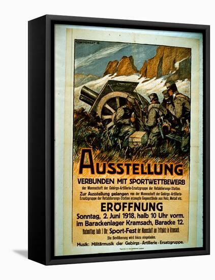 Exhibition of Competitive Sports, 1918-German School-Framed Stretched Canvas