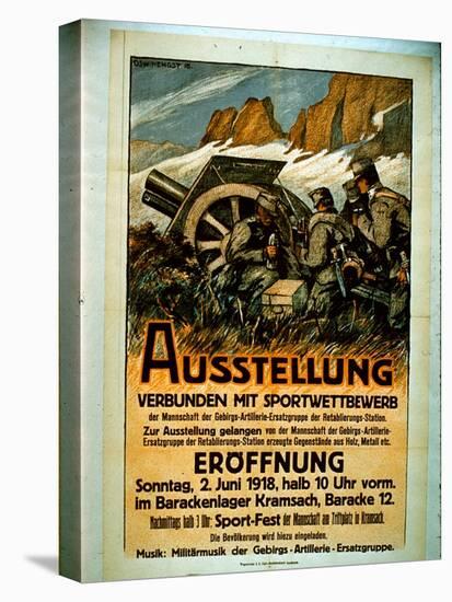 Exhibition of Competitive Sports, 1918-German School-Stretched Canvas