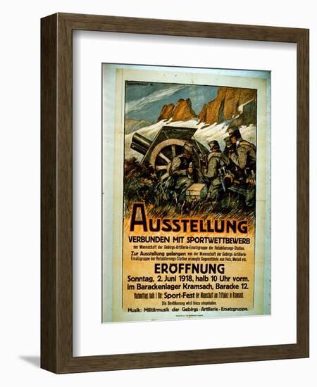 Exhibition of Competitive Sports, 1918-German School-Framed Giclee Print