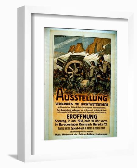 Exhibition of Competitive Sports, 1918-German School-Framed Giclee Print