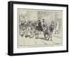 Exhibition of Costermongers' Donkeys and Ponies at the People's Palace, on the Way-Cecil Aldin-Framed Giclee Print