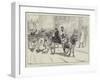 Exhibition of Costermongers' Donkeys and Ponies at the People's Palace, on the Way-Cecil Aldin-Framed Giclee Print