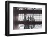 exhibition of sculptures of the artist Jaun Munoz, Barcelona, Catalonia, Spain-Peter Kreil-Framed Photographic Print