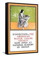 Exhibition Of The American Water Color Society-Maxfield Parrish-Framed Stretched Canvas