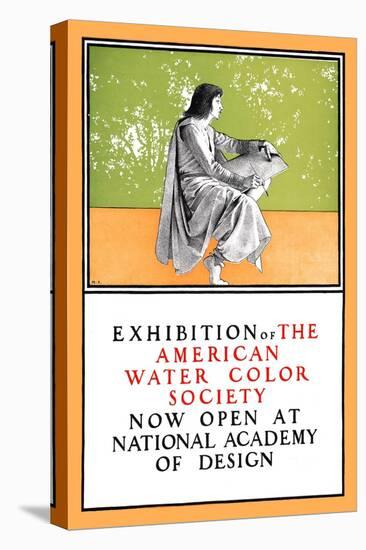 Exhibition of the American Water Color Society-Maxfield Parrish-Stretched Canvas