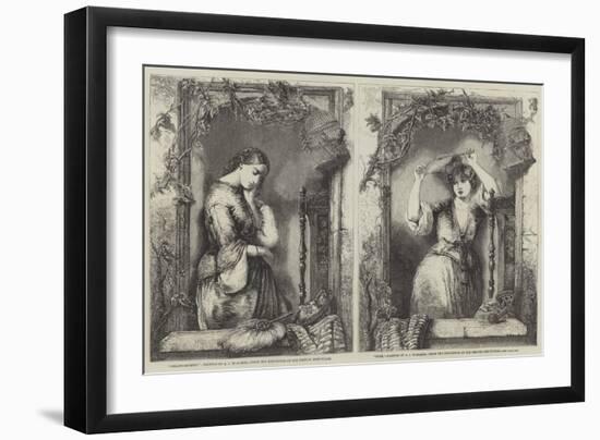 Exhibition of the British Institution-Arthur Joseph Woolmer-Framed Giclee Print