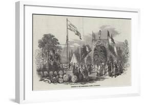 Exhibition of the Horticultural Society, at Montreal-null-Framed Giclee Print