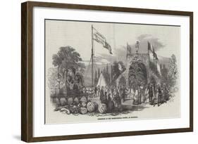 Exhibition of the Horticultural Society, at Montreal-null-Framed Giclee Print