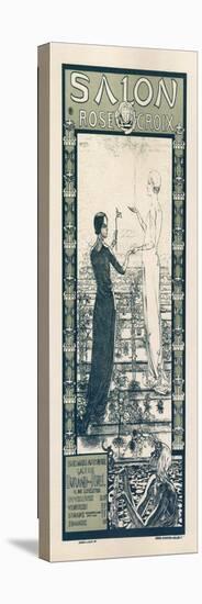 Exhibition of the Rose and Cross Society-Carlos Schwabe-Stretched Canvas