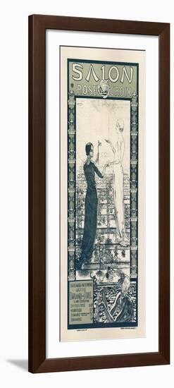 Exhibition of the Rose and Cross Society-Carlos Schwabe-Framed Art Print