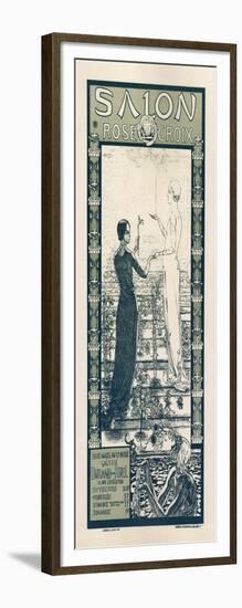 Exhibition of the Rose and Cross Society-Carlos Schwabe-Framed Art Print