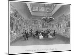 'Exhibition of the Royal Academy. - Private View', c1841-Henry Melville-Mounted Giclee Print