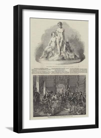 Exhibition of the Royal Academy-John Phillip-Framed Giclee Print