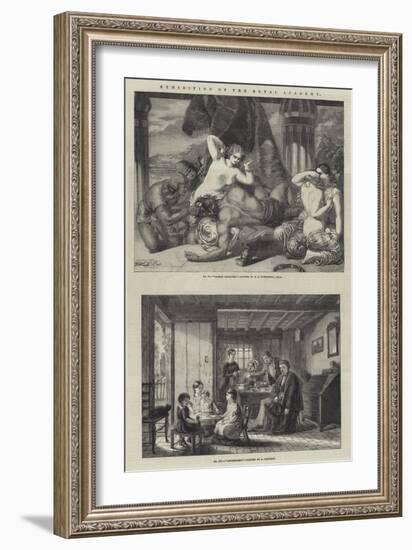 Exhibition of the Royal Academy-Frederick Richard Pickersgill-Framed Giclee Print