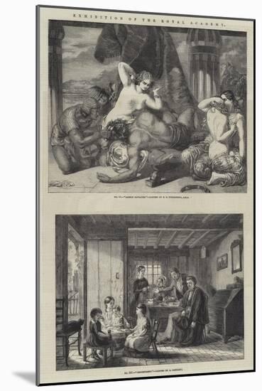 Exhibition of the Royal Academy-Frederick Richard Pickersgill-Mounted Giclee Print