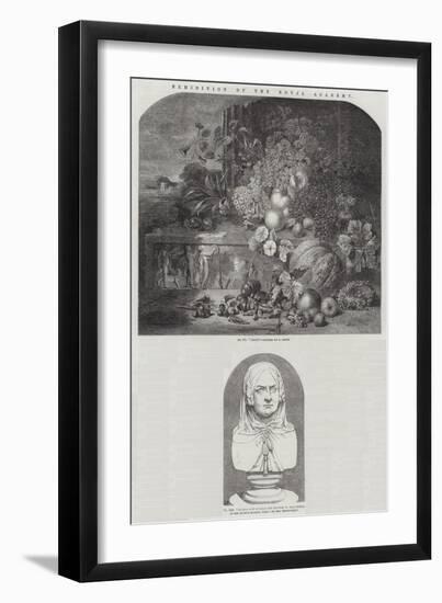 Exhibition of the Royal Academy-George Lance-Framed Giclee Print