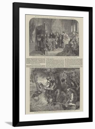 Exhibition of the Royal Academy-Edgar Melville Ward-Framed Giclee Print