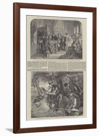 Exhibition of the Royal Academy-Edgar Melville Ward-Framed Giclee Print