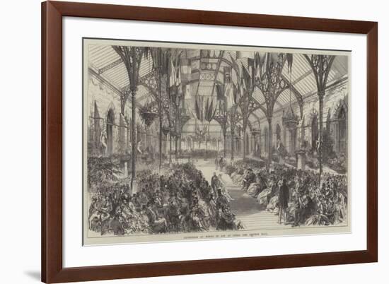 Exhibition of Works of Art at Leeds, the Central Hall-null-Framed Giclee Print