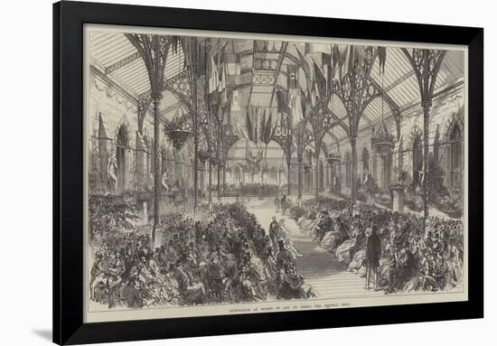 Exhibition of Works of Art at Leeds, the Central Hall-null-Framed Giclee Print