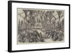Exhibition of Works of Art at Leeds, the Central Hall-null-Framed Giclee Print