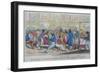 Exhibition, Somerset House, 1821-Henry Thomas Alken-Framed Giclee Print