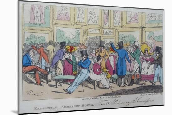Exhibition, Somerset House, 1821-Henry Thomas Alken-Mounted Giclee Print