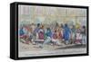 Exhibition, Somerset House, 1821-Henry Thomas Alken-Framed Stretched Canvas