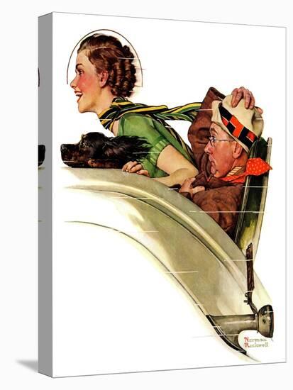 "Exhilaration", July 13,1935-Norman Rockwell-Stretched Canvas