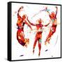 Exhuberence-Penny Warden-Framed Stretched Canvas