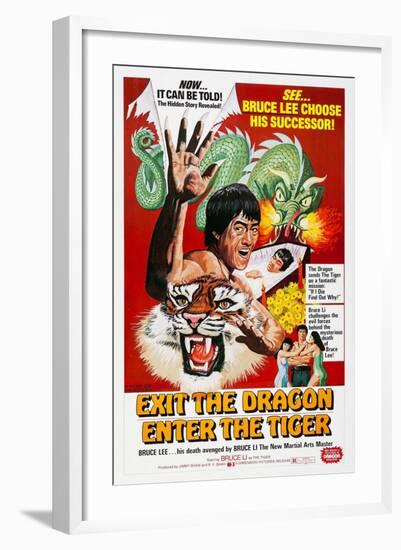 Exit the Dragon-null-Framed Art Print