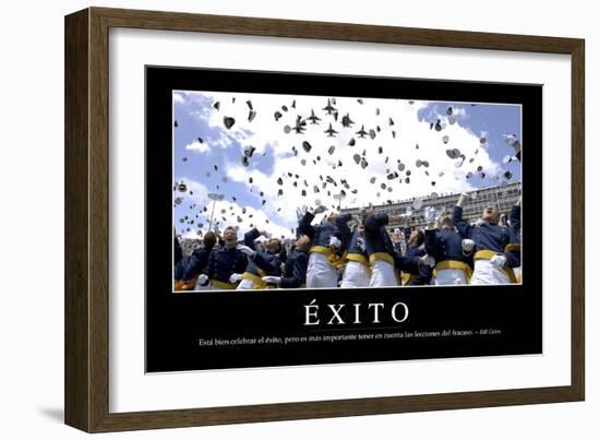 Éxito. Cita Inspiradora Y Póster Motivacional-null-Framed Photographic Print