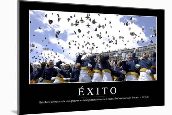 Éxito. Cita Inspiradora Y Póster Motivacional-null-Mounted Photographic Print