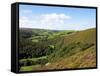 Exmoor From County Gate, Looking Towards Brendon, Exmoor National Park, Somerset, England, Uk-Jeremy Lightfoot-Framed Stretched Canvas