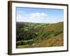 Exmoor From County Gate, Looking Towards Brendon, Exmoor National Park, Somerset, England, Uk-Jeremy Lightfoot-Framed Photographic Print