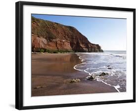 Exmouth Cliffs, Exmouth, Devon, England, United Kingdom, Europe-Jeremy Lightfoot-Framed Photographic Print