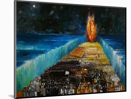 Exodus, 1999-Richard Mcbee-Mounted Giclee Print