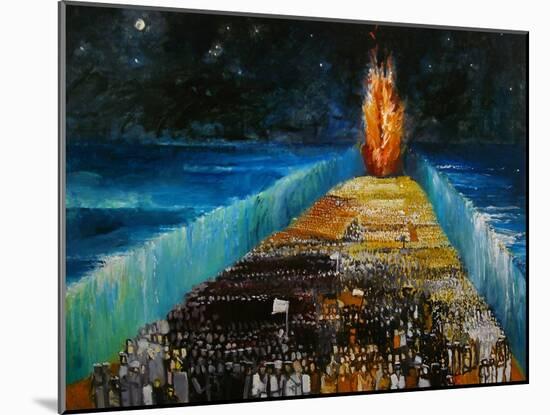 Exodus, 1999-Richard Mcbee-Mounted Giclee Print