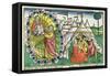 Exodus 20:1-5: Moses receiving the Ten Commandments-Unknown-Framed Stretched Canvas