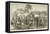 Exodus of Confederates from Atlanta, September 1864-null-Framed Stretched Canvas