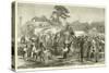 Exodus of Confederates from Atlanta, September 1864-null-Stretched Canvas
